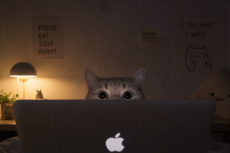 Developer with cat - JSON Formatter and Base64 developer tools